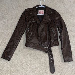 Levi’s Snakeskin Leather Jacket